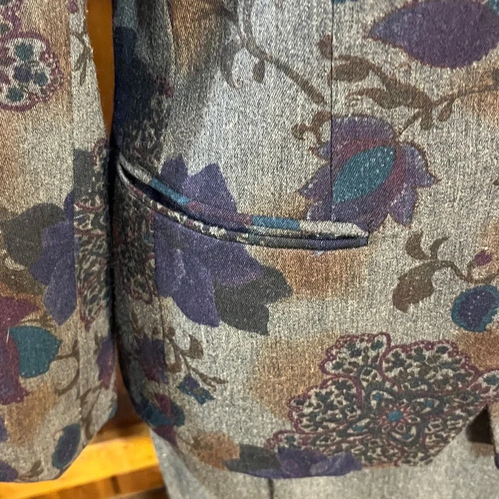 Vintage Sassco pencil skirt and blazer suit size 4 - Picture 3 of 7